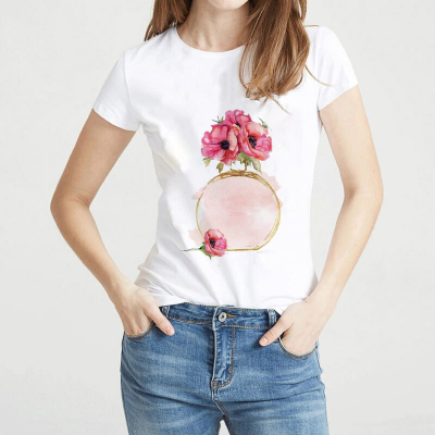 Camiseta Estampada Flor...