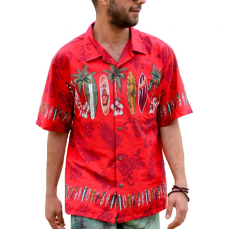 Camisa Estampa Desenhos Divertidos Estilo Masculino Moda Praia Havaiano Botão Fashion Moderno