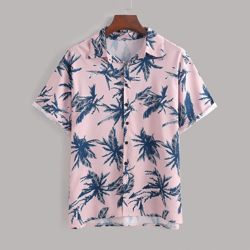 camisas masculinas moda praia