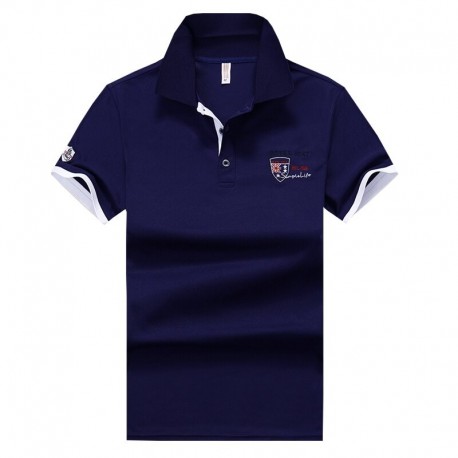 Camisa Gola Polo Golf Club Masculino Bordada com Estilo Elegante Moda Formal Trabalho Negócios