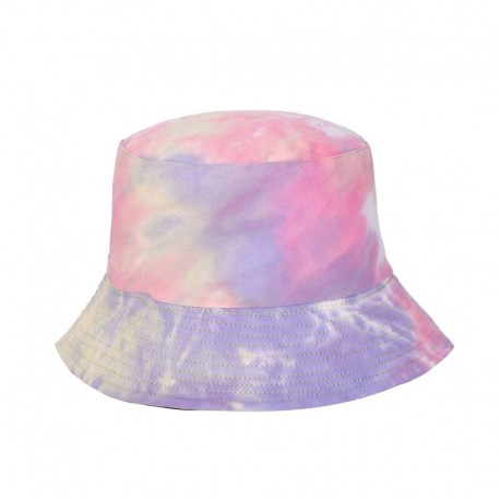 Chapéu Bucket Hat Hyper Balde Unissex com Estampa Tie Dye Colorida com Estilo Casual Festas