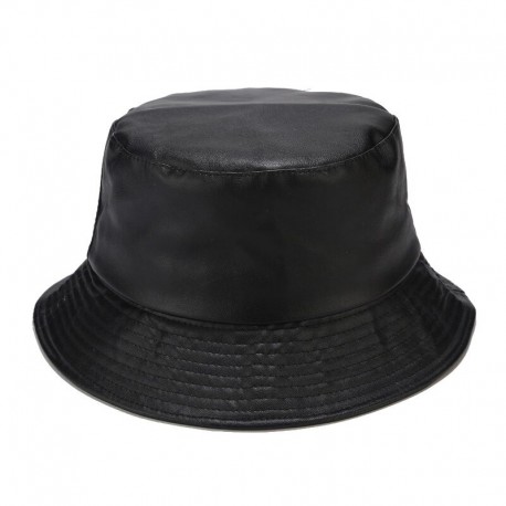 Chapéu Bucket Hat de Couro Plutônio A Prova d´água Respirável com Estilo Casual Unissex Leve