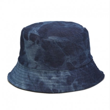 Chapéu Bucket Hat Balde Jeans Brim Casual Básico Moda Verão Dobrável Estilo Moderno Pescador