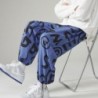 Calça Jogger Streetwear Estampada Larga Elástica Com Estilo Coreano