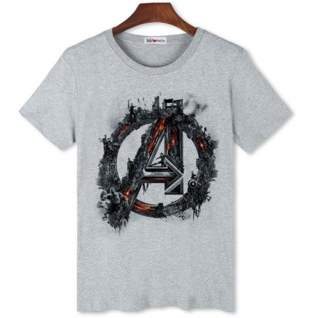 Camiseta Avenger's Masculina Estampada 3D Alta Qualidade bonita Casual