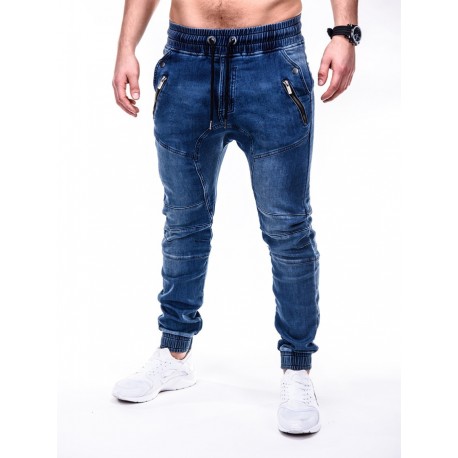 Calça Jeans Fino Moderno Hyper Jogger Estilo Hip Hop Cintura Elástica Masculino