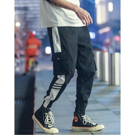 Calça Jogger Hyper Estampado Bolso Lateral Estilo Streetwear Elástica Masculino