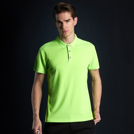 Camisa Gola Polo Básica Esportiva Neon Elegante Fashion Moda Formal Botão Elástica Masculina